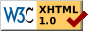 XHTML 1.0 Stricto Válido